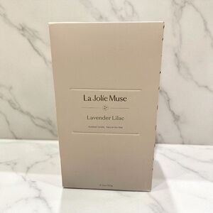La Jolie Muse Lavender Lilac Candle | 12.3 oz Luxury Soy Wax Candle in Gift Box